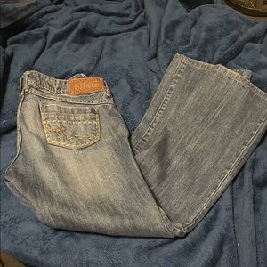 Mango Classic Blue Boot Cut Jeans